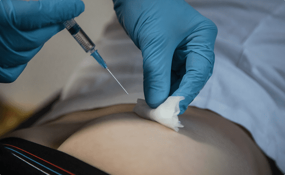 Hip injections